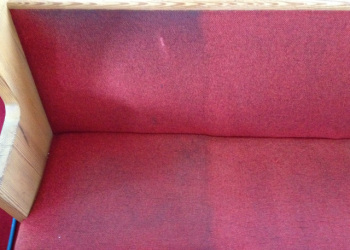 Church Pew - Upholstery Cleaning